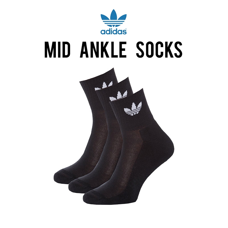 Adidas Mid Ankle Socks Trefoil FM0643