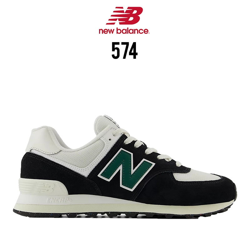 New Balance 574 Black and White