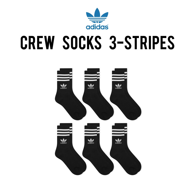 Adidas Crew Socks 3-Stripes JE1829