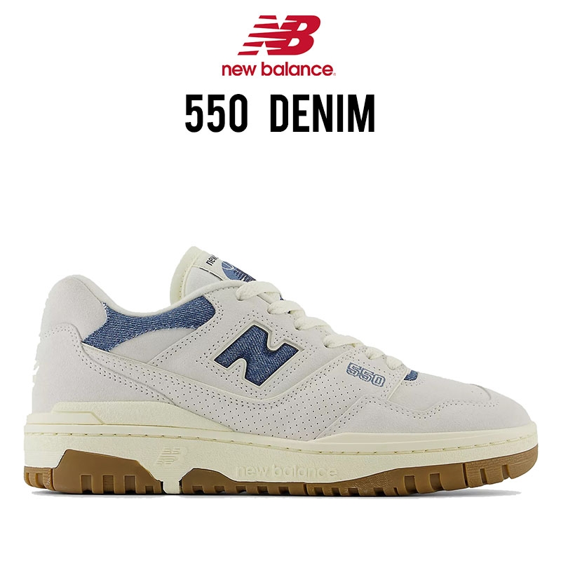 New Balance 550 White Denim