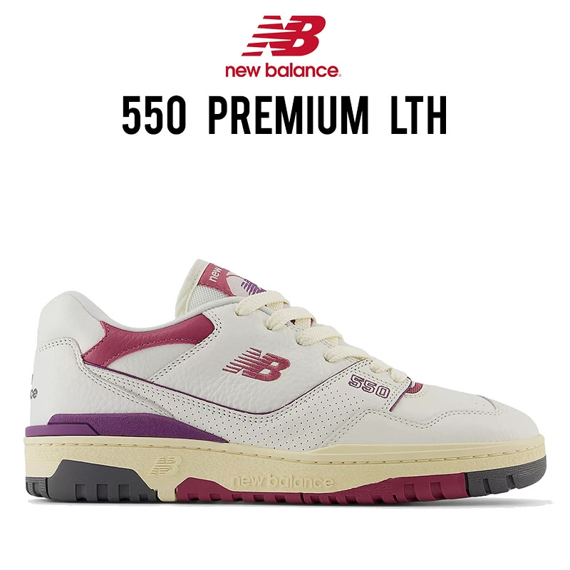 New balance leder lila online