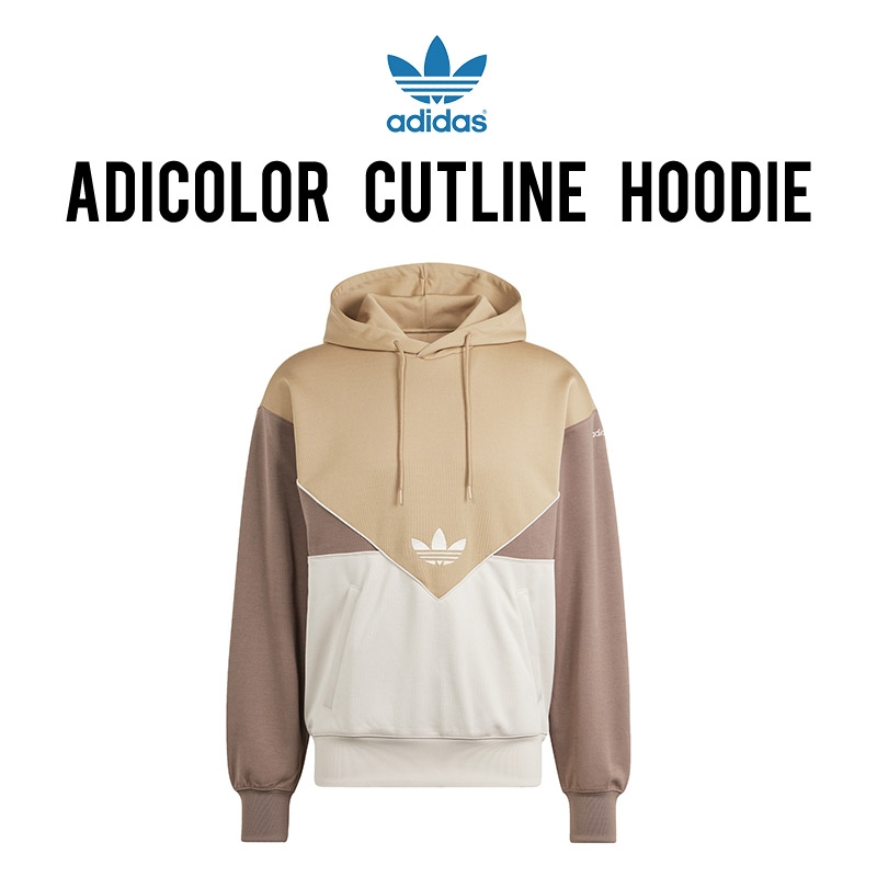 Felpa Adidas Adicolor Cutline con Cappuccio