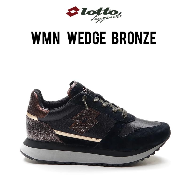 Lotto Woman Wedge Bronze Leather 217129 8NC