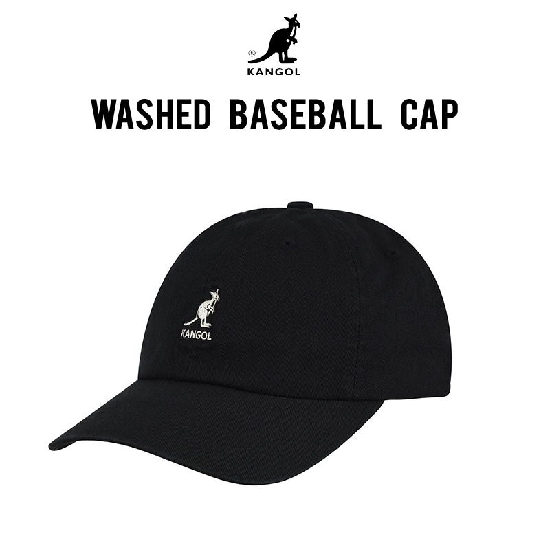 Hat with Visor Kangol Washed Baseball K5165HT BK001