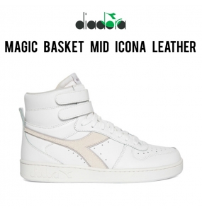 Diadora Woman Magic Basket Mid Icona Leather