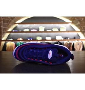 Nike Air Max 97 USA blue and white, red swoosh
