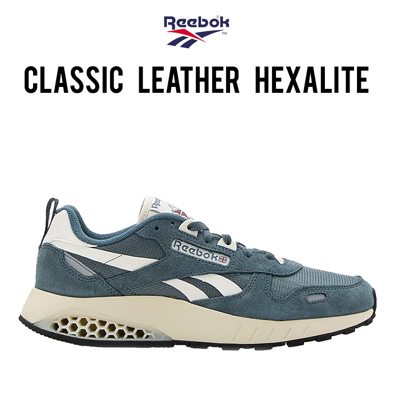 Leather Blau Classic Hexalite Reebok